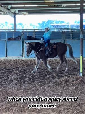 Jentry and Cinnamon #cowboy #cowgirl #youthrodeo #rodeo #sorrelmare #sorrel #pony #tryme #handleit #handy 