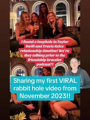 Sharing my first ever viral Taylor swift & Travis Kelce rabbit hole video! Follow me on IG: scatterbrainsoul or YT KamAndLan #taylorswifttraviskelce  #kamandlantaylorswifttraviskelce @Taylor Swift @Travis Kelce 