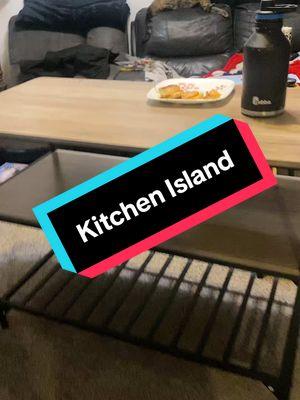 They have other colors! This is the black! #island #kitchenremodel #kitchentable #kitchenisland #kitchendesign #kitchenorganization 