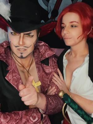 @Brez The marines turn on Mihawk in the hopes that it will draw out Shanks, but Mihawk is convinced no one is coming for him, least of all his ex-rival/husband #mishanks #draculemihawk #akagaminoshanks #hawkeyemihawk #mihawk #redhairshanks #shanksonepiece #redhairshanks #shanks #mihawkonepiece #onepiece #onepiececosplay #akataka 