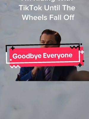 Thank you all so much for your love and support. I love you all. Thank you for making me laugh, cry, and challenge my thinking. Thank you for motivating me to be better and teaching me to manifest my dreams. Thank you for sharing your talents, skills, and heartfelt stories. I wish you all the best.  Check my profile to see where you can find me. #goodbye #farwell #tiktokban 