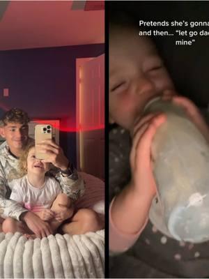 #duet with @Gabriel Lee Mackenzie #ParentsOfTikTok  watching our old tik toks 😭 #fyp #viral #parentsoftiktok #dadsoftiktok #daddy #dad #babygirl #adalyn #loveyou