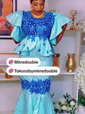 BAZIN RICHE 2 PCS SKIRT AND TOP #bazinriche #tokossbymèredouble #toujourtokoss #tokosskabelo #tokossluxuryhair #tokossfashion #congolaise🇨🇩 #usa🇺🇸 #usa_tiktok 