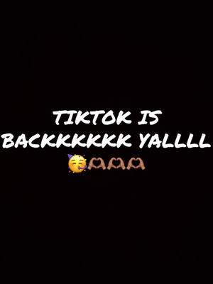 It’s backkkkk‼️‼️‼️‼️#fyp #paratiiiiiiiiiiiiiiiiiiiiiiiiiiiiiii #fypシ゚viral #tiktokisback #tiktokaintgoingnowhere #donaldtrumpisyourpresident 