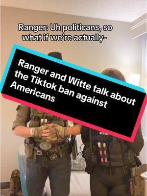 Ranger and @𝑭𝒂𝒆 (Callsign: Witte) talk about the TikTok ban and having to not make silly content #cod #owncharacter #codoc #rangercodoc #foryoupage #fyp #codshifting #airsofttiktok #airsoft #tacticool #callofdutywarzone #callofduty #mw2 #modernwarfare2 #callofdutyoc #funny #funnyvideos #writersoftiktok #BookTok #tacticalgear #tacticalgearcosplay #mw3 #modernwarfare3 #modernwarfare2023 #fypシ゚viral  #viraltiktok #ghostrecon #ghostreconwildlands #ghostreconoc #ghostreconbreakpoint #ghostreconoc #ghostreconocranger #ghostreconranger