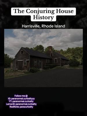 #creatorsearchinsights The Conjuring House History 👻 #conjuringhorror #conjuringhouse #darkhistory #theconjuringhouse #theconjuring #demonic #hauntedhistory #horrortok #viralvide 