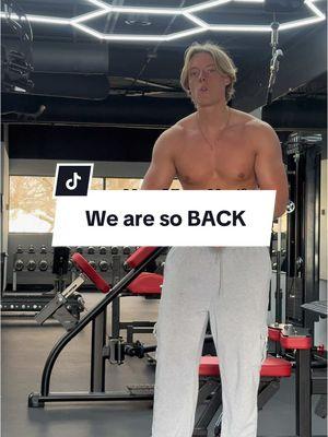 We are so back the US Gov can’t take all of us Gym Lovers #GymTok #tiktokreturns #FitTok