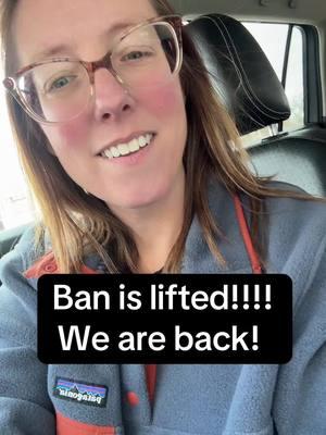 #weareback #banlifted #back 