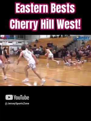 Sean Karbach poured in a game-high 21 points as Eastern fended off Cherry Hill West for a 55-45 victory. Logan Dawson added 11 points as the Vikings improved to 10-3 on the season. Watch the FULL highlights at JerseySportsZone.com! #basketball #basketballtiktok #basketballhighlights #highlights #njbasketball #hsbasketball #fyp #jsz #jerseysportszone #easternregionalhighschool #easternbasketball 