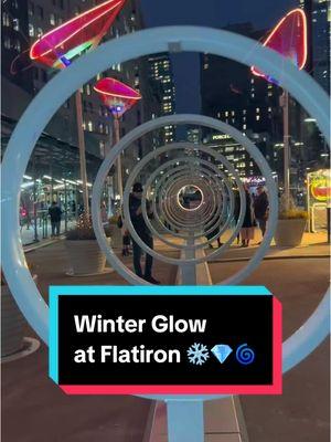 For a limited time, there are two incredible installations at Flatiron Public Plaza that celebrate the elements of art, light, and storytelling. This is a fun adventure and a must visit in the Flatiron & NoMad area. 💎 The Diamonds by Perséides Studio  🌀 Spectrum by Mirari from QDSinternational  🌟 Enjoy exclusive neighborhood deals and offers during the Winter Glow period from neighborhood spots. 📍 Flatiron Public Plaza (23rd St & 5th Ave) ⏰ Now open through 2/28/25 7am - 10pm daily  #winterglow #winterglowflatiron #flatironnyc #flatirondistrict  #flatironnomad #flatironpublicplaza #nychappenings  #nycpublicart #nycinstallation #thingstodoinnyc #winterinnyc