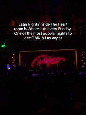 Latin Nights inside The Heart room is Where is at every Sunday. One of the most popular nights to visit OMNIA Las Vegas. #omnialasvegas #latinnight #clubbing #reggaetonmusic #thingstodoinlasvegas #sundayvibes #latinvibes 