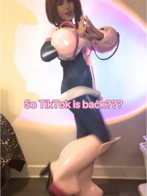 So I crashed out over nothing 🧍‍♀️🧍‍♀️ #tiktok #fypシ゚ #mha #bnha #cosplay #anime #manga #uravity #ochakouraraka 