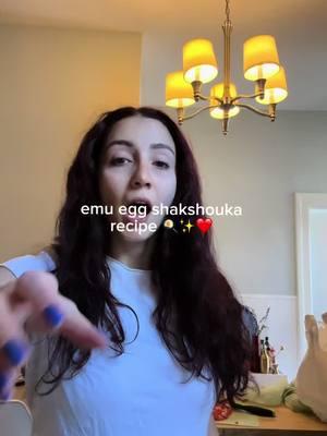 Thank you @Britt for your unique editing skills 😍 #emu #emuegg #shakshuka #egg #eggs #food #FoodTok #exoticpets #funny #foryou #goodbyetiktok 