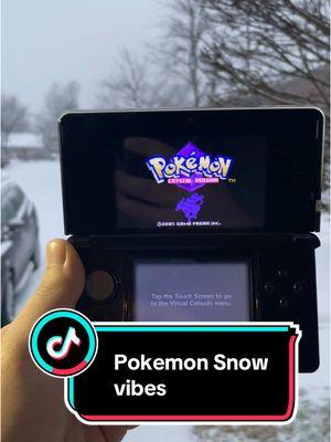 Welcome back TikTok, snow day Pokemon Crystal vibes #pokemon #pokemoncrystal #pokemoncards #pokemongo #pokemontiktok #pokemoncommunity #nintendo 