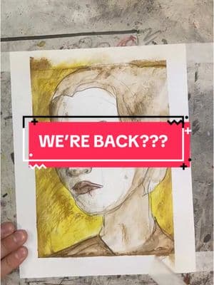 We’re back???? #tiktokban #trump #rednote #tiktok #singaporean #ban #china #artist #art #sketchbook #watercolor #neoexpressionism 