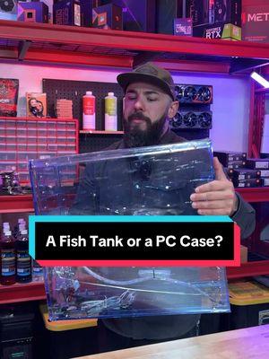 A Fish Tank or a PC Case? #foryou #techtok #pcbuild #gamingpc #pcsetup 