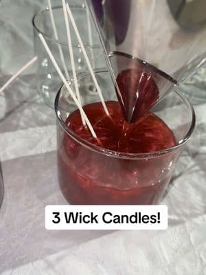 Stunning 3 Wick Candles! ✨🍓❤️ #mmc #SmallBusiness #NaturalBusiness #candles #homesupplies #waxmelts #livesaletiktok #boutique 