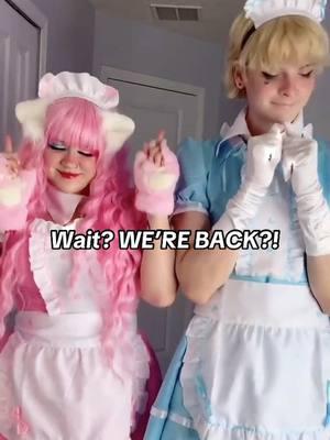 WAIT HOLD ON.. TIKTOK IS BACK? ANYONE OUT THERE?!! AHHH!!! #maiddress #nekomaid #catgirls #catboys #cosplayers 