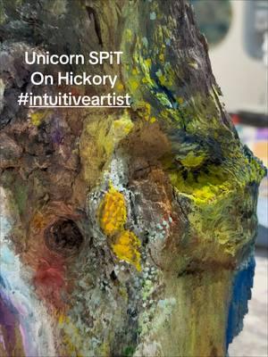 #unicornspit #artisticvivations #nature #hickory #intuitiveart #happysunday #painting #arttok 