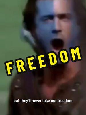 Freedom #melgibson #jre #williamwallace #braveheart #scene #back 