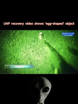 UAP recovery shows “egg-shaped” object #ufo #egg #alien #extraterrestrial #unknown #truth #space #fyp #news #whistleblower #recovery #aliens #👽 #🛸 