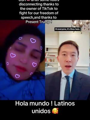 #duet with @TikTok #fyp #freespeech #freedom #welovetiktok #thanks #helloworld #hola me extrañaron jajajaja 😝😘😘😘