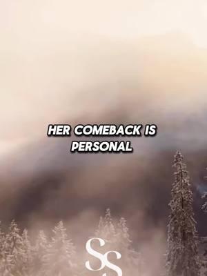 Her comeback is personal #motivateher #inspireher #sparkinghersoul #motivationforwomen #motivationforgirls #motivationmessage #motivationmessage #motivationalmoment #motivationalmessages #comeback 