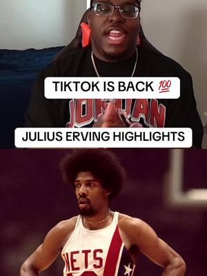 TikTok is Back 🔥 Dr. J highlights till I get impressed #bsmooth #fyp #NBA #tiktok #drj #juliuserving 