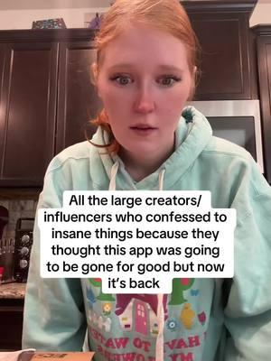 All these influencers who confessed to secrets when they though the app was getting banned are probably panicking 🤣🤣 I need to see how they handle this #OhNo #exposinginfuencers #exposingthemselves #oops #gonewrong #badidea 