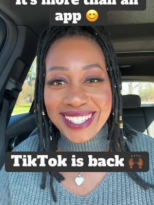 TikTok we love you 🥰 This is more than an app it’s a place to connect and hold memories. #tiktok #tiktokisback #tiktokisback🙌🏾 #tiktikislove #tiktokismylife #tiktokisworking #tiktokisback🇺🇸 #fyp #fyptiktok #fyptiktokisback #fyptik #fyptok #tiktoklove #tiktoklover #tiktoklov 