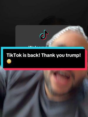 #greenscreen TikTok is back!… thanks to trump 🙄🙄 #xmcustodio #tiktok 