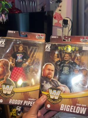 NEW FIGURES GUYS‼️‼️‼️‼️ AND WELCOME BACK #WWE #wweelite #roddypiper #bambambigelow #fypシ 