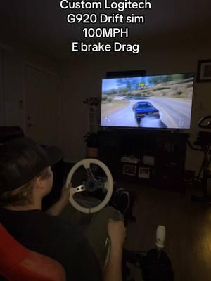 The drag around the NPC felt sick haha my Logitech g920 is simple but most fun for a budget build drift sim.  #fyp #explorepage #wa #custom #logitechg920 #logitech #g920 #nrg #nrgsteeringwheel #brideseatsjapan #driftsim #simulator #xboxone #forzahorizon5 #100mph 