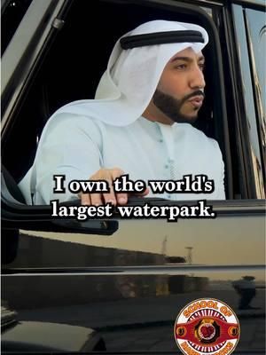 “I own the world’s largest waterpark” 🤯 You never know who you’ll meet in Dubai… I interviewed a Dubai business mogul on the blueprint to his success. I asked him how he became a good salesman and the best life advice that he would give to people around the world. #wealth #financialfreedom #entrepreneur #motivation 