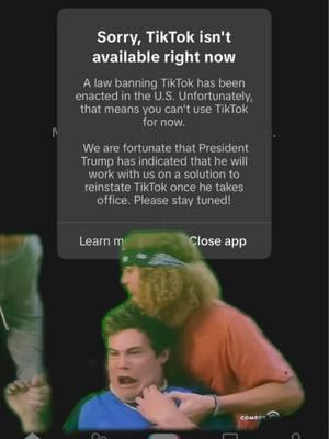 Is TikTok really back? #tiktokban #istiktokback? #istiktokback #arewesafe #thatwasscary #ialmostdied 