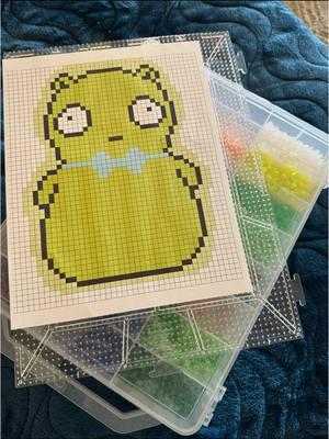 Made my 7 year old a new perler pattern. Comment if you want the pdf! #perlerbeads #perler #bobsburgers #kuchikopi 