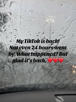 #tiktok #tiktokban #tiktokbanned #tiktokbansurvivor #savetiktok #whatsgoingon? #whathappened? #rain #raining #soundofrain 