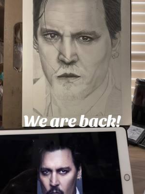 Whooop whoop  Thank you Donald! #ilovejohnnydepp #johnnydepp #johnnydeppsexiestmanalive #drawingjohnnydepp #art #artoftiktok 