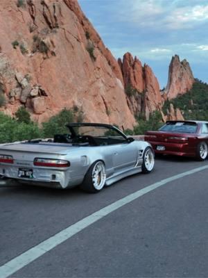 We’re back!!!! #s13 #colorado #gardenofthegods #beautiful #rx7