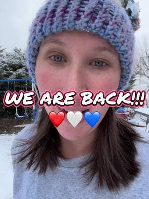 WE’RE BACK BABYGIRL!! #wereback #upandrunning #usa #america #tiktoker #fyp #foryoupage #foryourpage #somethingontheroof #murica #MomsofTikTok #dadsoftiktok #bluecollar #sahm 