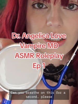 ASMR Roleplay | Dr. Angelica Love Exam | Vampire MD (personal attention, clipboard writing)🖤🏥❤️ ❤️Full vid on YT❤️ #asmr #asmrroleplay #asmrpersonalattention #asmrexam #asmrdoctor #drlove #drangelicalove #vampiremd #vampire #drangelicalovevampiremd 