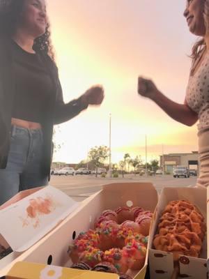 We wanted to throw up after lol @JENNY #mochinutdonut #rockpapersissorschallenge #foodchallege #challenge 