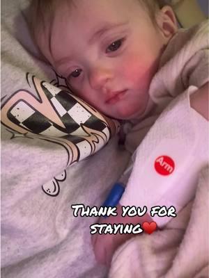 Last night we didn’t get a chance to tell everyone bye & thank you on TikTok because we were in the ER but we woke up to TikTok back and we couldn’t be more grateful because this is our biggest platform to spread the word about Ella’s rare conditions♥️ our sweet girl caught Flu type A 🤟🏼 #fyp #ellaslittlesteps #ostomyawareness #ostomypositivity #raredisease #STARsyndrome #10secondchallenge #kidneydisease #fluA #fory #urostomy 