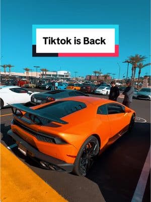 Tik Tok is Back 😎 Let’s Gooo#l #trumpsavetiktok #teump #tiktokisback #cartok #cars #funwork