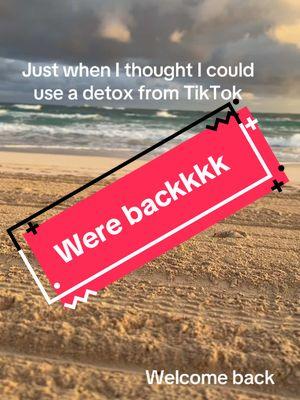 It was a rough 13 hours but we’re backkkkk #tiktokban #welcomeback #wereback #puntacana #detox #ttcjourney #beach #sunrisepuntacana #puntacanatophotel #puntacanaweddings 