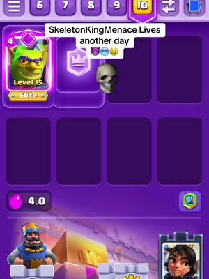 They could never take me away like that 😈 #skeletonkingmenace #clashroyale #tiktokban #clashtok #clashroyalememes #clashroyaledeck #fypシ 