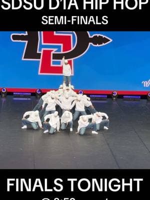 Support us tonight in finals at 8:50pm est! Go aztecs! ❤️🖤 #colieincollege #sdsudanceteam #collegedance #udanationals #hiphop 