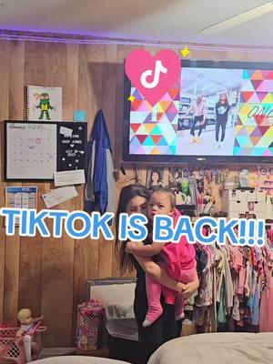 WE BACK BABY! .... #tiktok #tiktokisback #yeahbaby #viral #funny #Love #trending #weback #celebration 