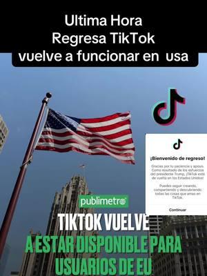 #regresotiktok #volviotiktok #ultimahoratiktokregreso #tiktok 