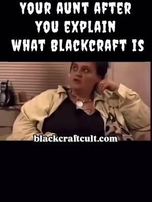 Tell your aunt our new website is going live tomorrow! #blackcraftcult #blackcraft 